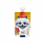 Wanpy pasta &scaron;unims su jautiena, morkomis ir žirneliais, 90 g