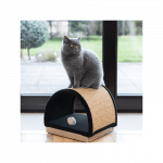 Ecomfy Half Moon smėlio spalvos draskyklė katėms