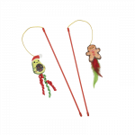 Nobby me&scaron;kerė su plunksnomis žaislas katėms, 1 vnt.