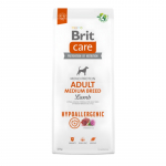 Brit Care Adult Medium Breed Lamb & Rice sausas &scaron;unų pa&scaron;aras, 3 kg