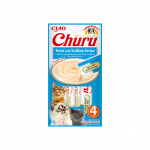 Churu kreminis skanėstas su tunu ir &scaron;ukutėmis katėms, 4 vnt.