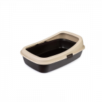 Happet Classic juodas tualetas katėms, 60,5x42x42 cm