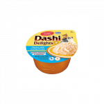 Ciao Dashi Delights plė&scaron;yta vi&scaron;tiena su &scaron;ukutėmis sultinyje katėms, 70 g