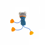Hap varlė su katžole žaislais katėms, 21,5 cm