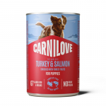 Carnilove Pat&eacute; Turkey & Salmon konservai &scaron;uniukams, 400 g