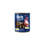 Brit Premium by Nature Turkey konservuotas pa&scaron;aras &scaron;unims, 400 g