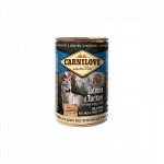 Carnilove Wild Meat Salmon & Turkey konservuotas pa&scaron;aras &scaron;unims, 400 g