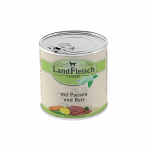 LandFleisch konservai &scaron;unims su jaučių prieskrandžiais ir ryžiais, 800 g