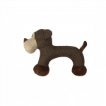 Hap rudas pliu&scaron;inis &scaron;uo žaislas &scaron;unims, 30 cm