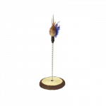 Happet spyruoklė su plunksnomis žaislas katėms