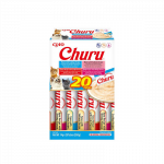 Churu kreminių skanėstų rinkinys su tunu ir jūrų gėrybėmis katėms, 20 vnt.