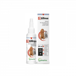 Vetoquinol Otifree tirpalas ausims valyti &scaron;unims ir katėms, 60 ml