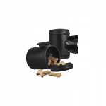 Flexi Multi Box juodas mai&scaron;elių ir skanėstų dėklas &scaron;unims