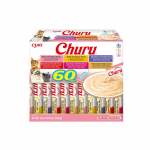 Churu kreminių skanėstų rinkinys su tunu katėms, 60 vnt.