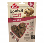 8in1 Lovies jautienos kąsneliai skanėstai &scaron;unims, 80 g
