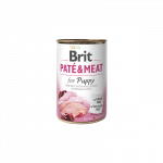 Brit Care Chicken & Turkey Pate & Meat konservuotas pa&scaron;aras &scaron;uniukams, 400 g