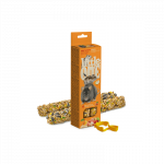 Little One lazdelės su vaisiais ir rie&scaron;utais skanėstai žiurkėnams, 2x60 g