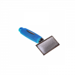 Happet Slicker Brush Soft &scaron;ukos trumpam ir vidutiniam kailiui augintiniams, M