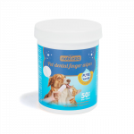 Nobleza servetėlės dantims valyti &scaron;unims ir katėms, 50 vnt.