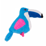 Hap pliu&scaron;inis, mėlynas pauk&scaron;tis žaislas &scaron;unims, 27 cm