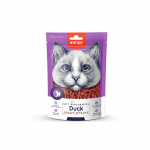 Wanpy Soft Duck Jerky Strips antienos juostelės skanėstai katėms, 80 g