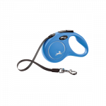 Flexi New Classic Tape mėlynas pavadėlis &scaron;unims, S, 5 m