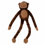 Hap pliu&scaron;inė beždžionė žaislas &scaron;unims, 48 cm