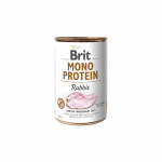 Brit Care Mono Protein Rabbit konservuotas pa&scaron;aras &scaron;unims, 400 g
