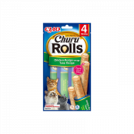 Churu Rolls lazdelės su vi&scaron;tiena ir tunu skanėstai katėms, 4 vnt.