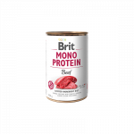 Brit Care Mono Protein Beef konservuotas pa&scaron;aras &scaron;unims, 400 g