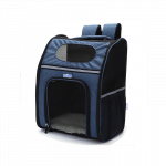 Nobleza mėlyna kelioninė kuprinė &scaron;unims ir katėms, 32x25x42 cm