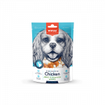 Wanpy Chicken Jerky & Rawhide vytinta vi&scaron;tiena skanėstai &scaron;unims, 100 g