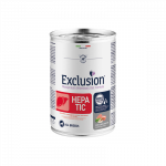 Exclusion Hepatic konservai su kiauliena, sorgais ir ryžiais, 400 g