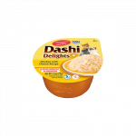 Ciao Dashi Delights plė&scaron;yta vi&scaron;tiena su sūriu sultinyje katėms, 70 g