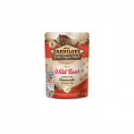 Carnilove Wild Boar Chamomile konservuotas pa&scaron;aras su &scaron;erniena ir ramunėlėmis katėms, 85 g