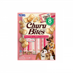 Churu Bites suktinukai su vi&scaron;tiena ir la&scaron;i&scaron;a skanėstai &scaron;unims, 8 vnt.