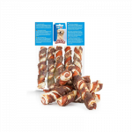 Happet Happ Snack karvės odos lazdelės su antiena skanėstai &scaron;unims, 5 vnt.