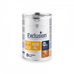 Exclusion Renal Diet konservai &scaron;unims su kiauliena ir ryžiais, 400 g