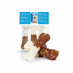 Happet Happ Snack karvės odos kaulai su anties krūtinėle skanėstai &scaron;unims, 3 vnt.