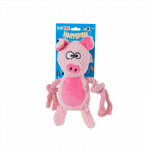 Happet rožinis pliu&scaron;inis par&scaron;elis žaislas &scaron;unims, 22 cm