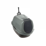 Ecomfy Easy Cat Eco pilkas, uždaras tualetas katėms