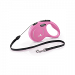 Flexi New Classic Cord virvinis, rožinis pavadėlis &scaron;unims, XS, 3 m