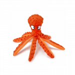 Happet oranžinis pliu&scaron;inis a&scaron;tuonkojis žaislas &scaron;unims, 31 cm
