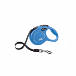 Flexi New Classic Tape mėlynas pavadėlis &scaron;unims, M