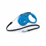 Flexi New Classic Cord virvinis, mėlynas pavadėlis &scaron;unims, S, 5 m