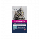 Eukanuba Grain Free Adult maistas katėms su la&scaron;i&scaron;a, 2 kg