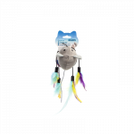 Nobleza pelė su plunksnomis žaislas katėms