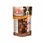 8in1 Flavours mėsos skanėstai &scaron;unims su antiena ir vi&scaron;tiena, 100 g