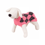 Happet rožinis megztinis &scaron;uniui, 35 cm