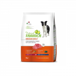 Natural Trainer Medium Adult sausas maistas su jautiena &scaron;unims, 3 kg